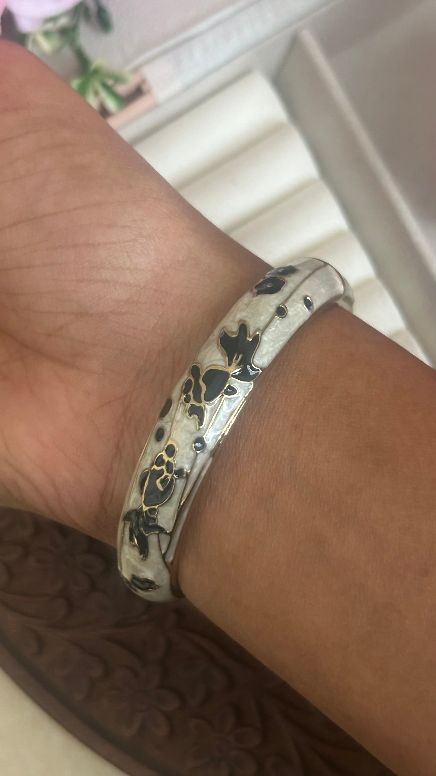 Midnight garden silver kada openable