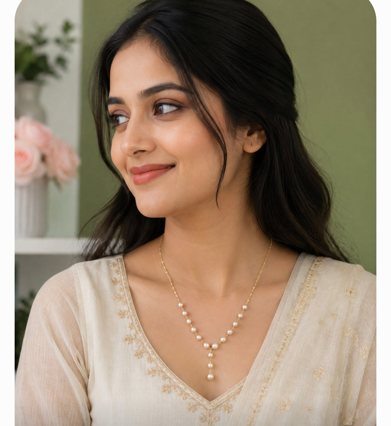 Panchaloham Pearl Kattuteega Chain with – 16 to 17 Inches