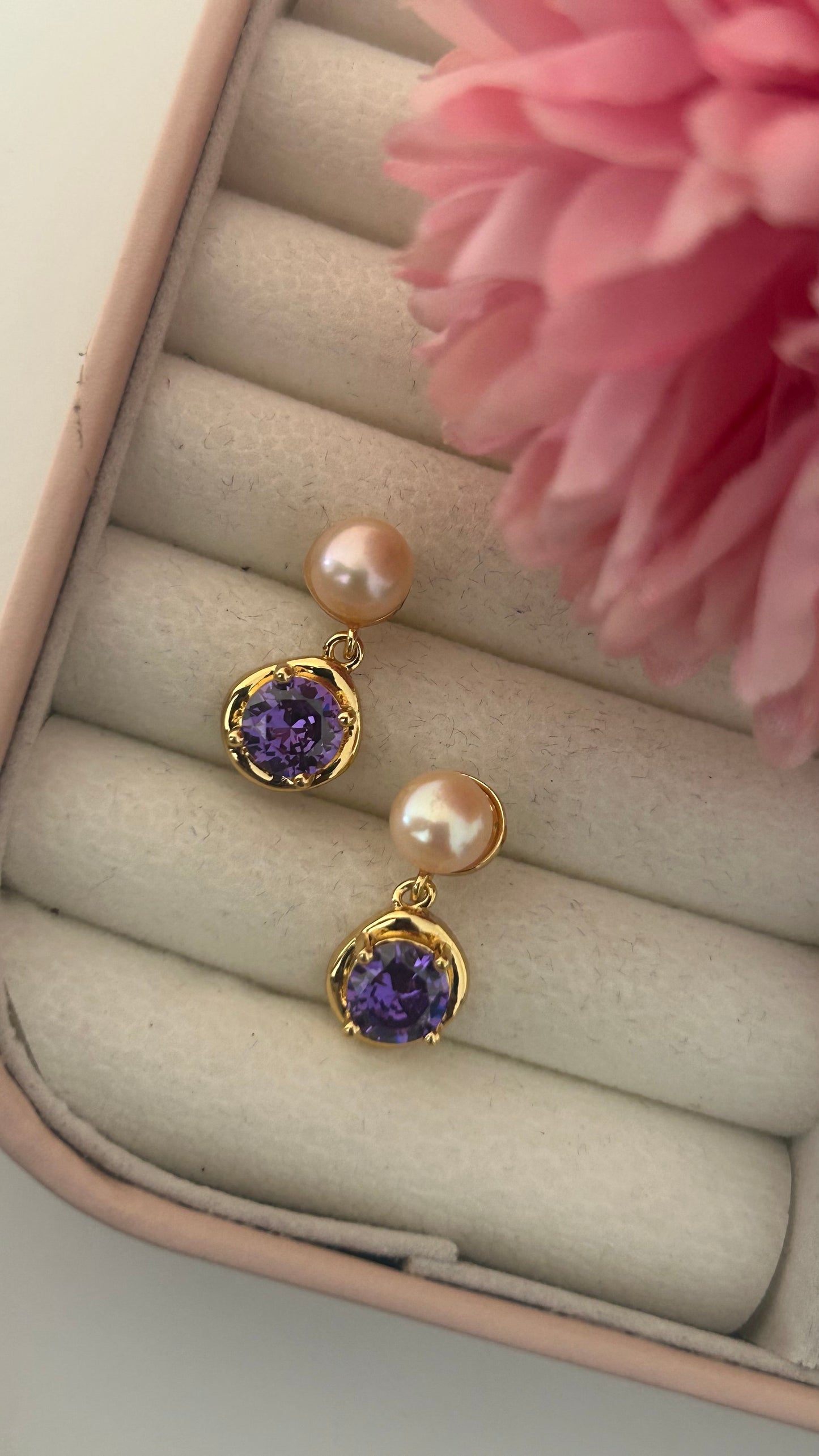 Radiant Drops with a Touch of Pearl"
In colours