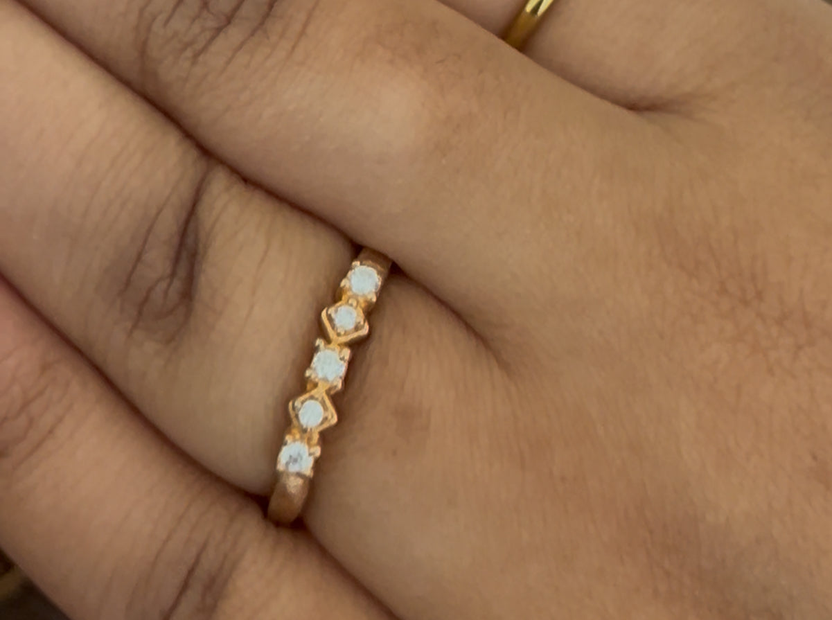 Elegant Panchaloham Band Ring – Minimalist Stackable Ring for Women