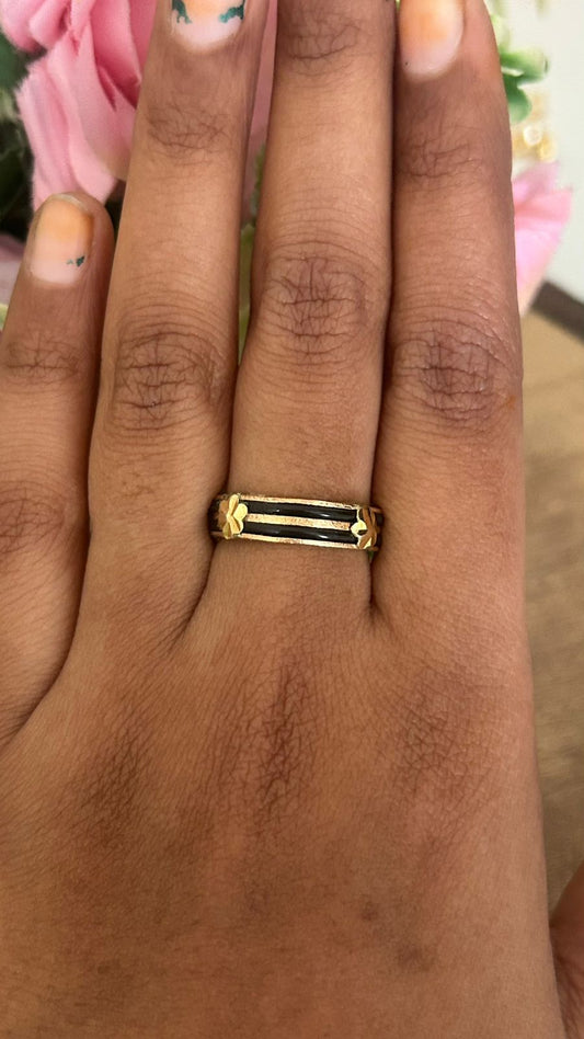 Handcrafted Panchaloham Elephant Hair Ring – Traditional Design