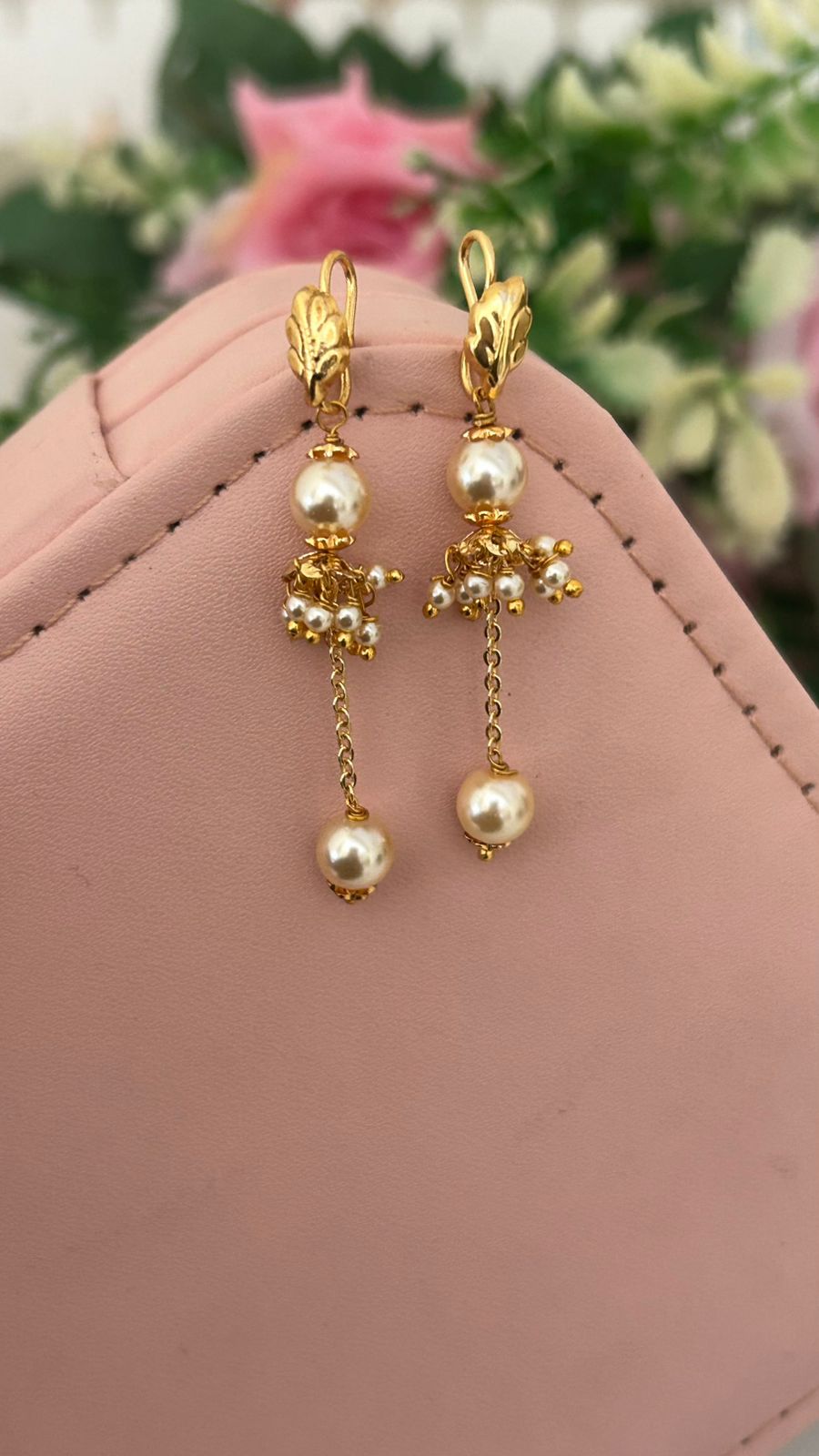 Swarovski Pearl hanfing drop Earrings