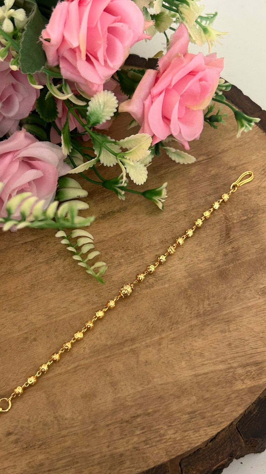 Traditional Micro Gold Plated Bracelet | Antique Gold Replica