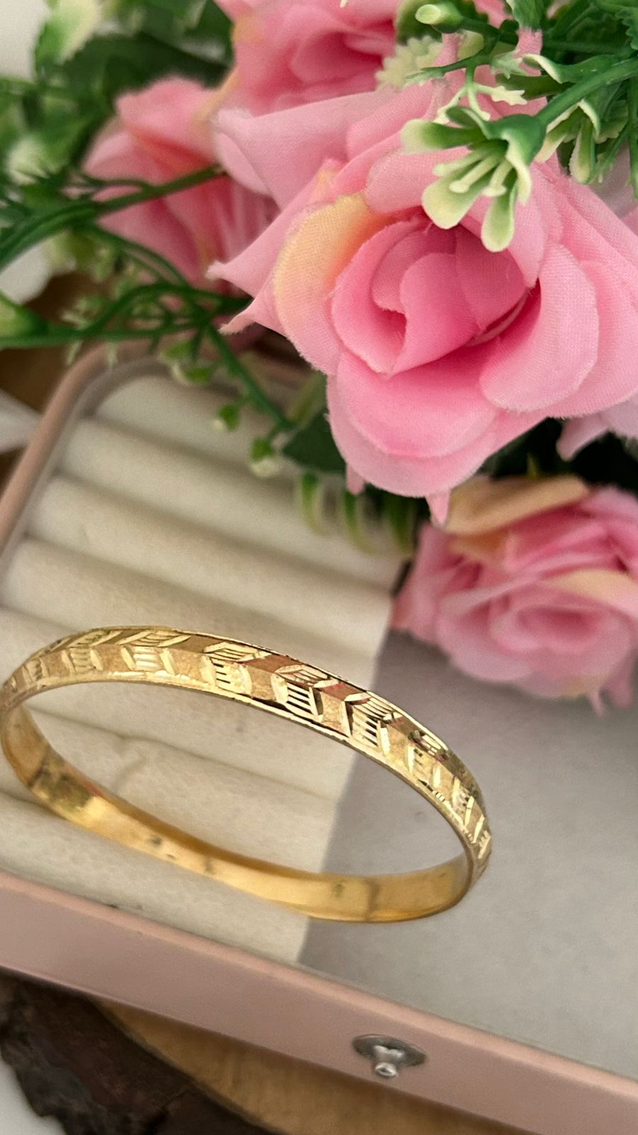 Traditional Panchaloham Kada – Unpolished Five Metal Spiritual Bracelet for Men & Women