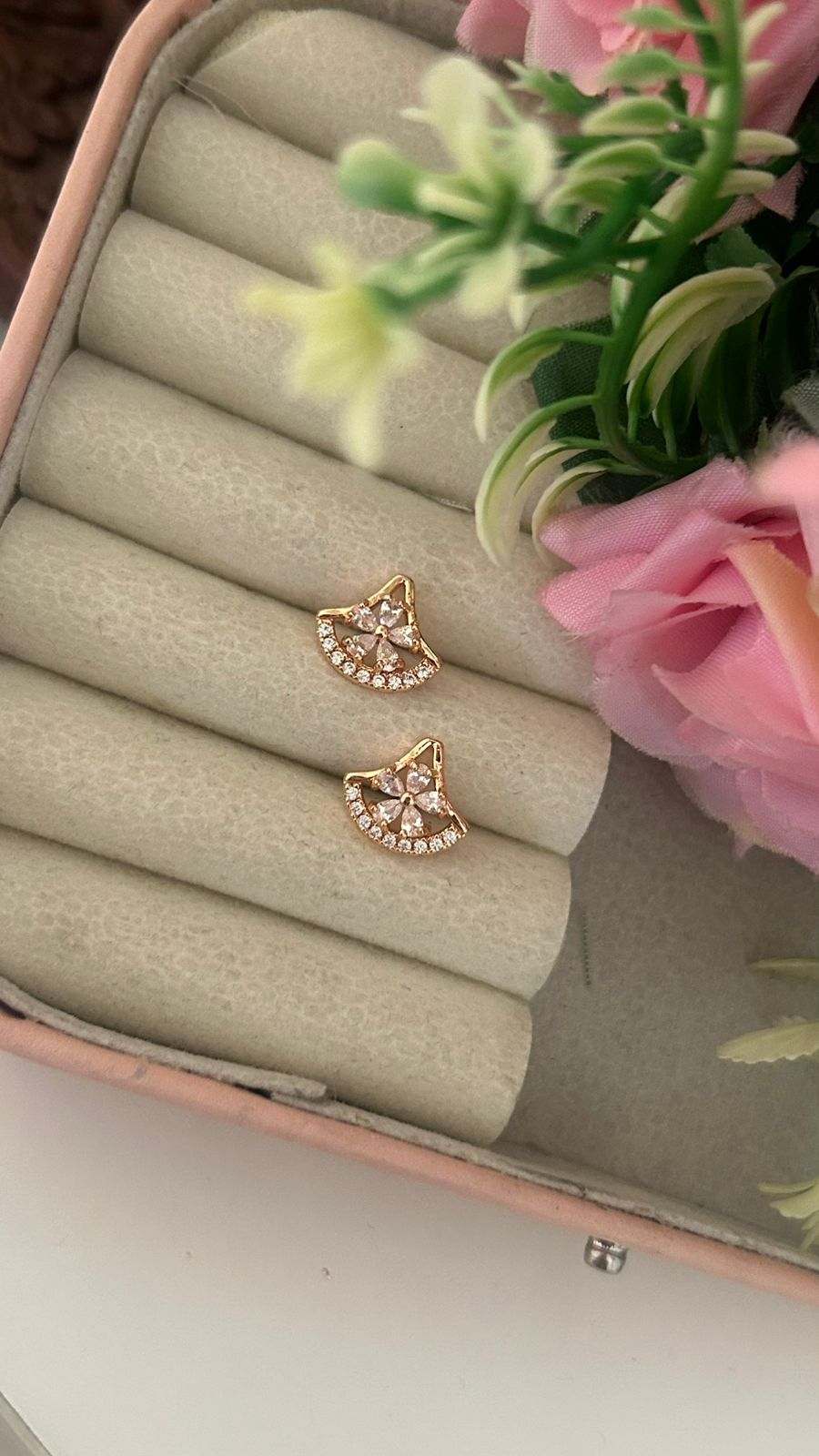 Designer Cat Shape CZ Earrings – Trendy Fashion Jewellery