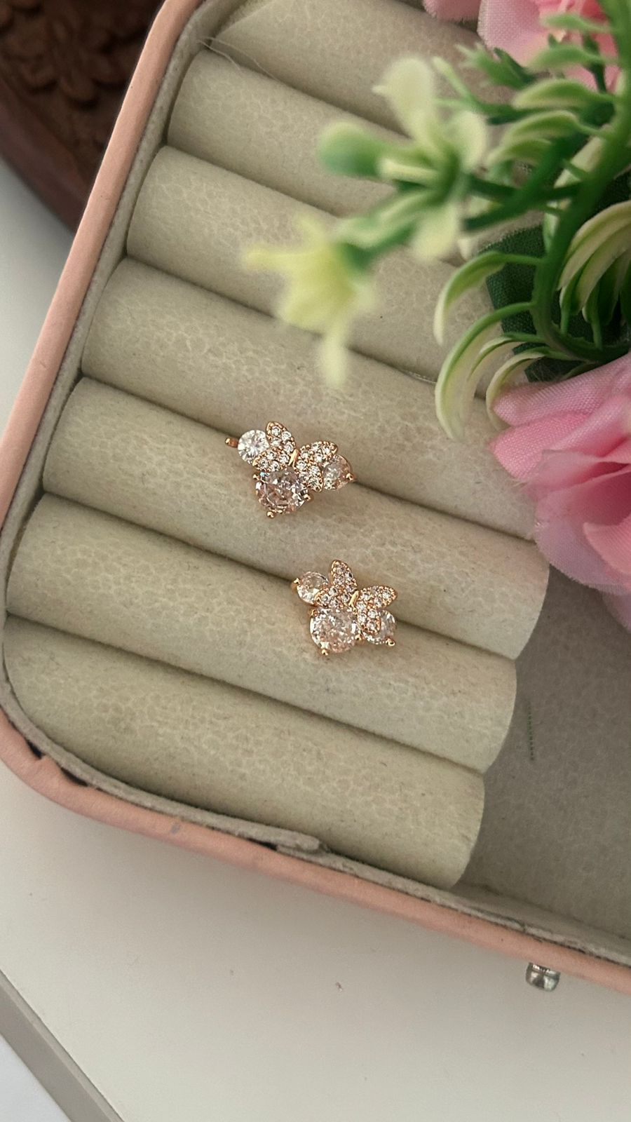 Petite Sparkle Stud Earrings – Micro Crystal Daily Wear Studs