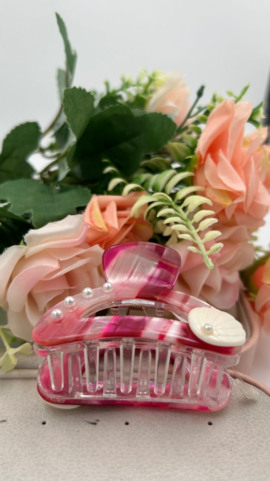 Shell Design Hair Claw Clips – Cute Transparent Hair Accessories