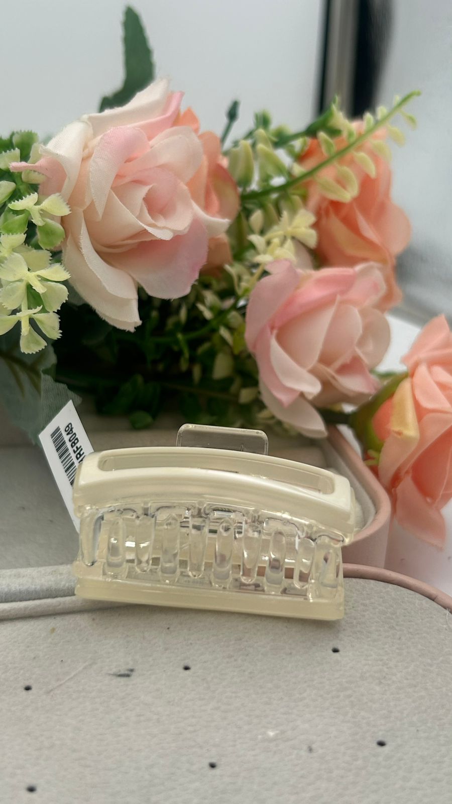 Rectangular Acrylic Hair Claw Clips – Minimalist Pastel Hair Accessories