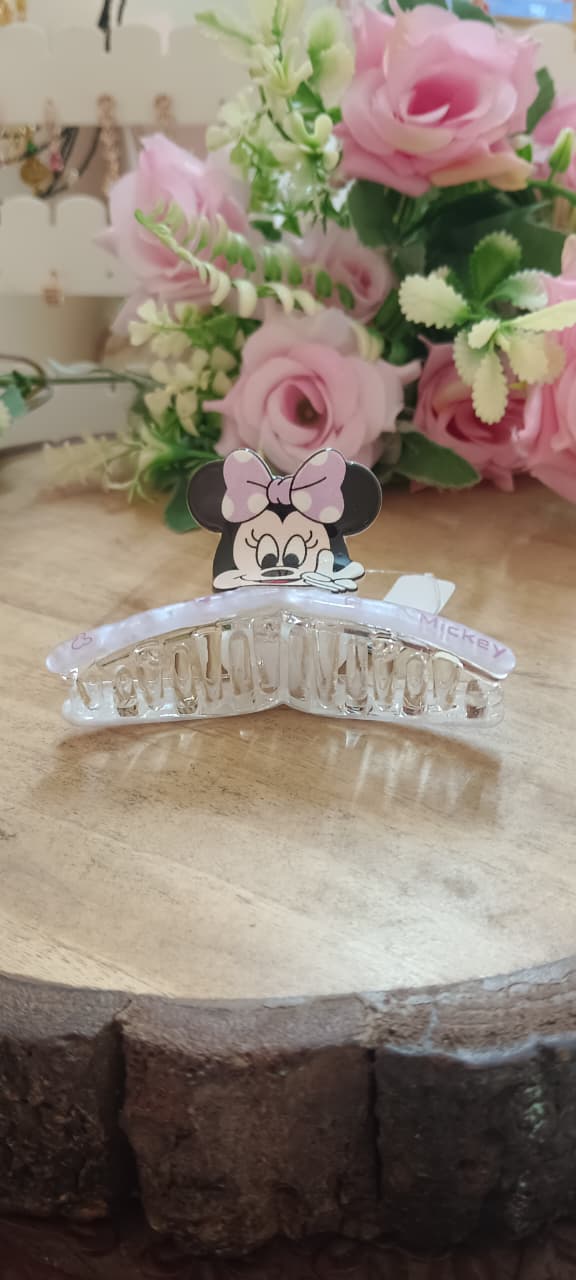 Mickey Minnie Acrylic Hair Clips – Stylish Kids Hair Accessories