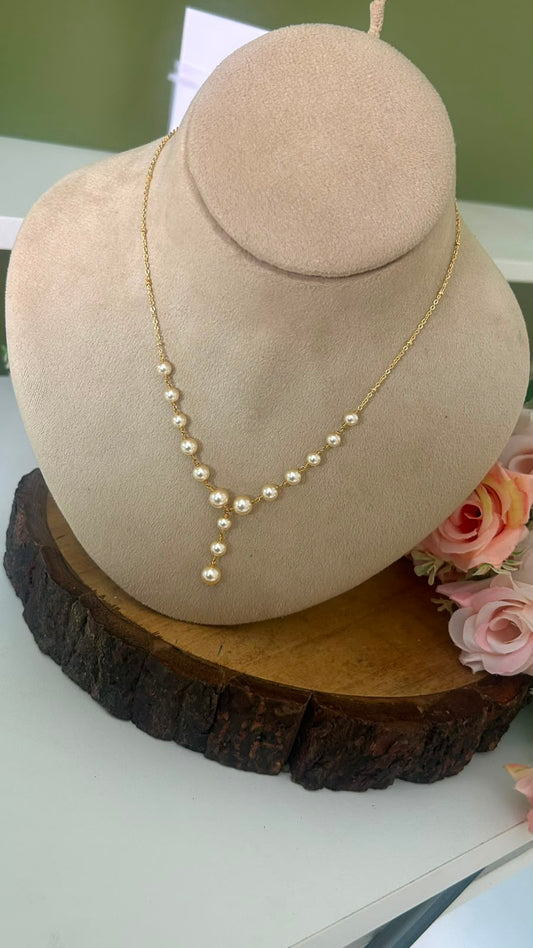 Panchaloham Pearl Kattuteega Chain with – 16 to 17 Inches