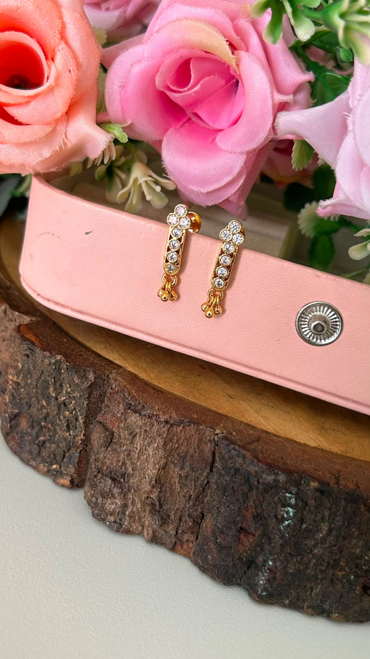 Panchaloham Polished Jewellery Earrings | Beautiful Stone Drop Earrings