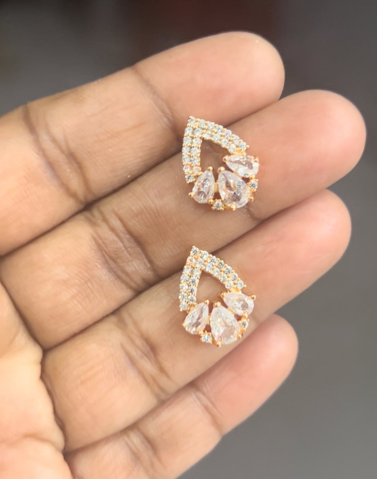 CZ cone shape studs