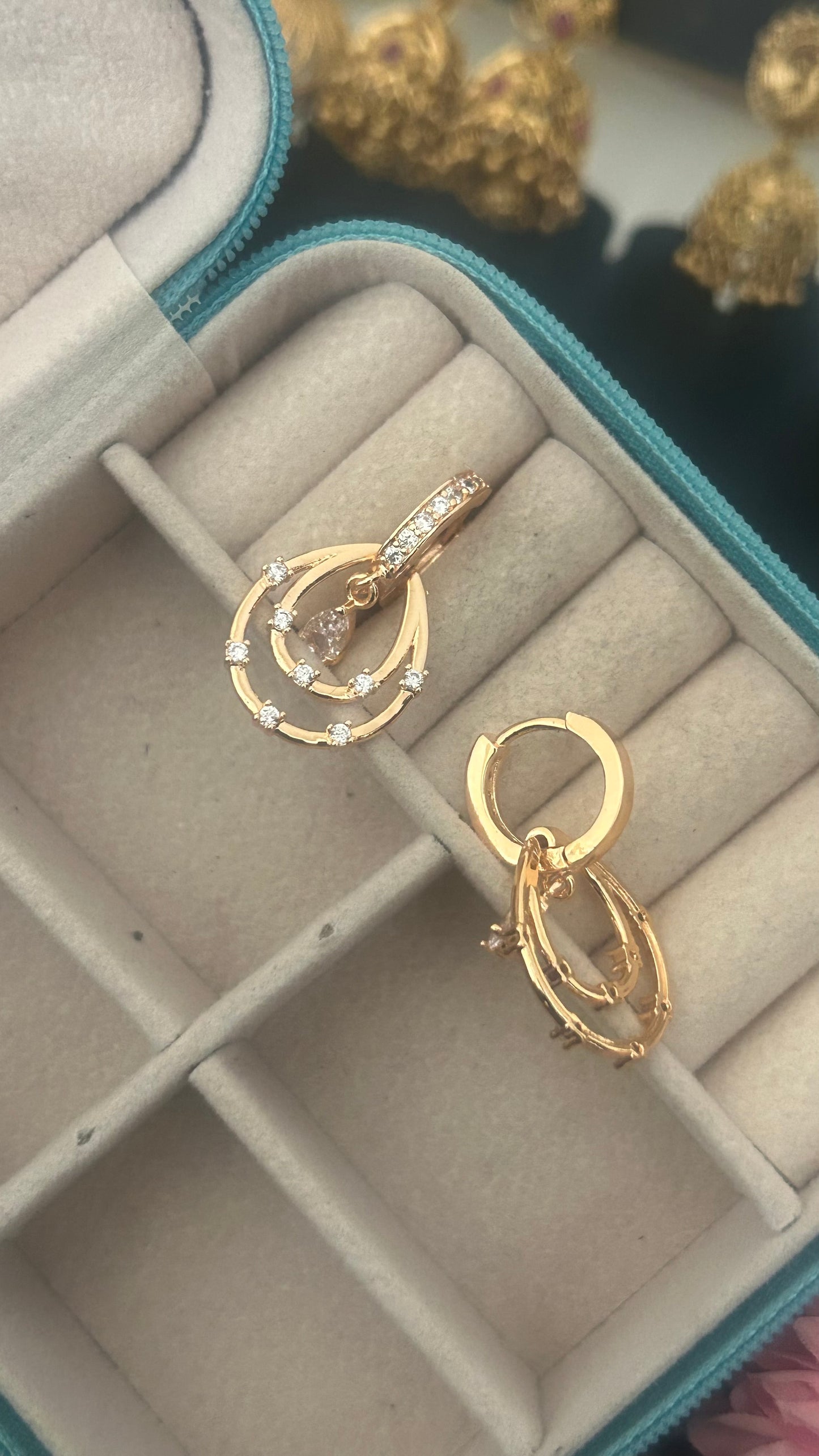 Cz Bali with oval shape hanging