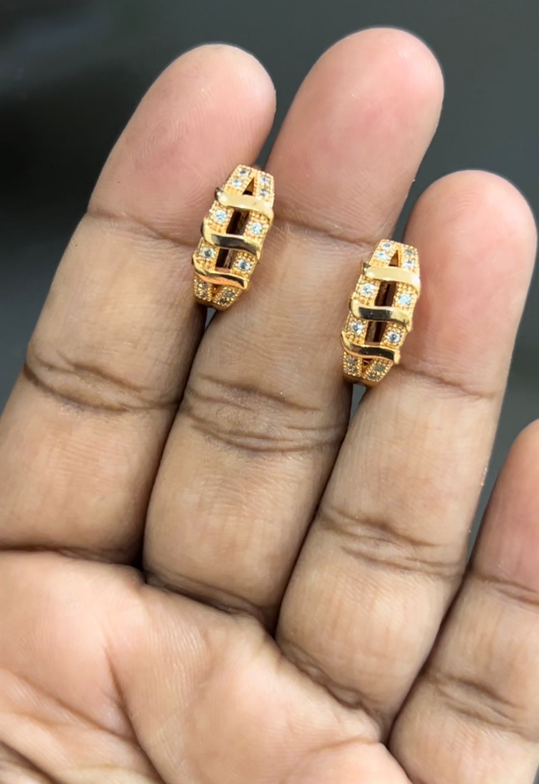 CZ BALI EARRINGS