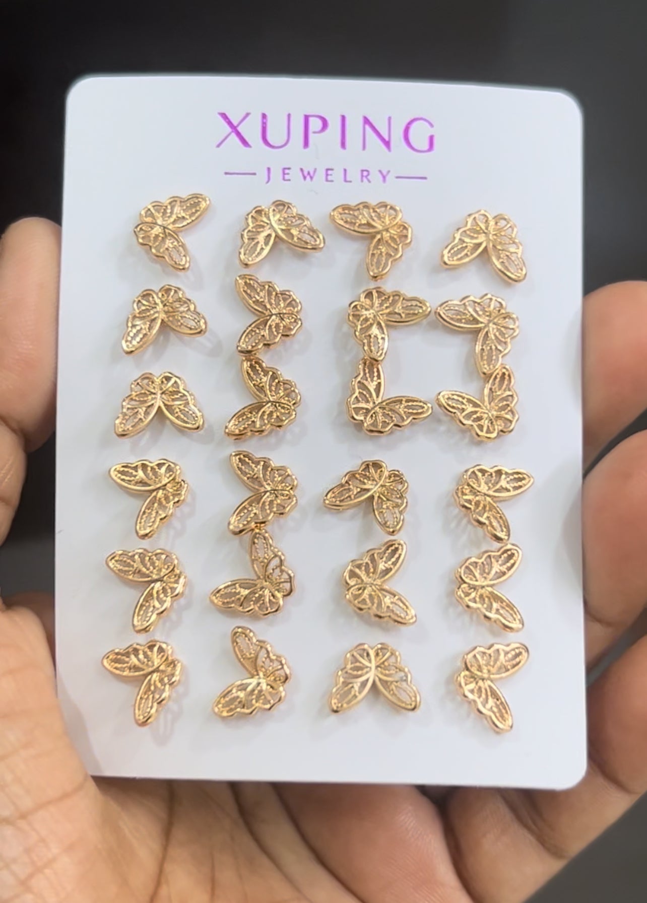 Xuping butterfly stud