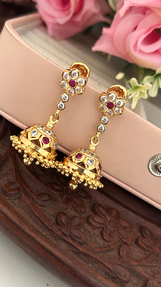 Panchaloham detachable jumkas