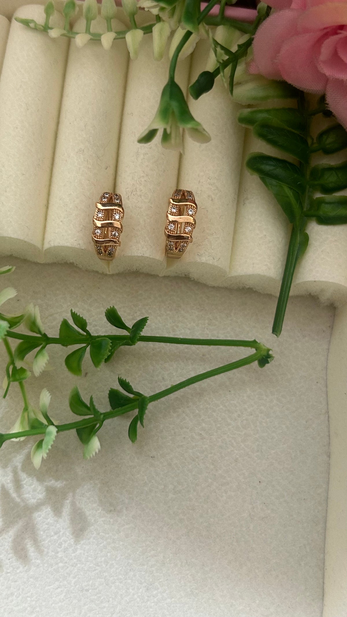 CZ BALI EARRINGS