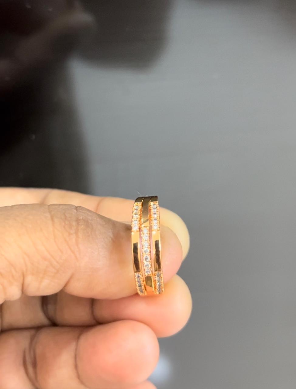 CZ ADJUSTABLE FINGER RING