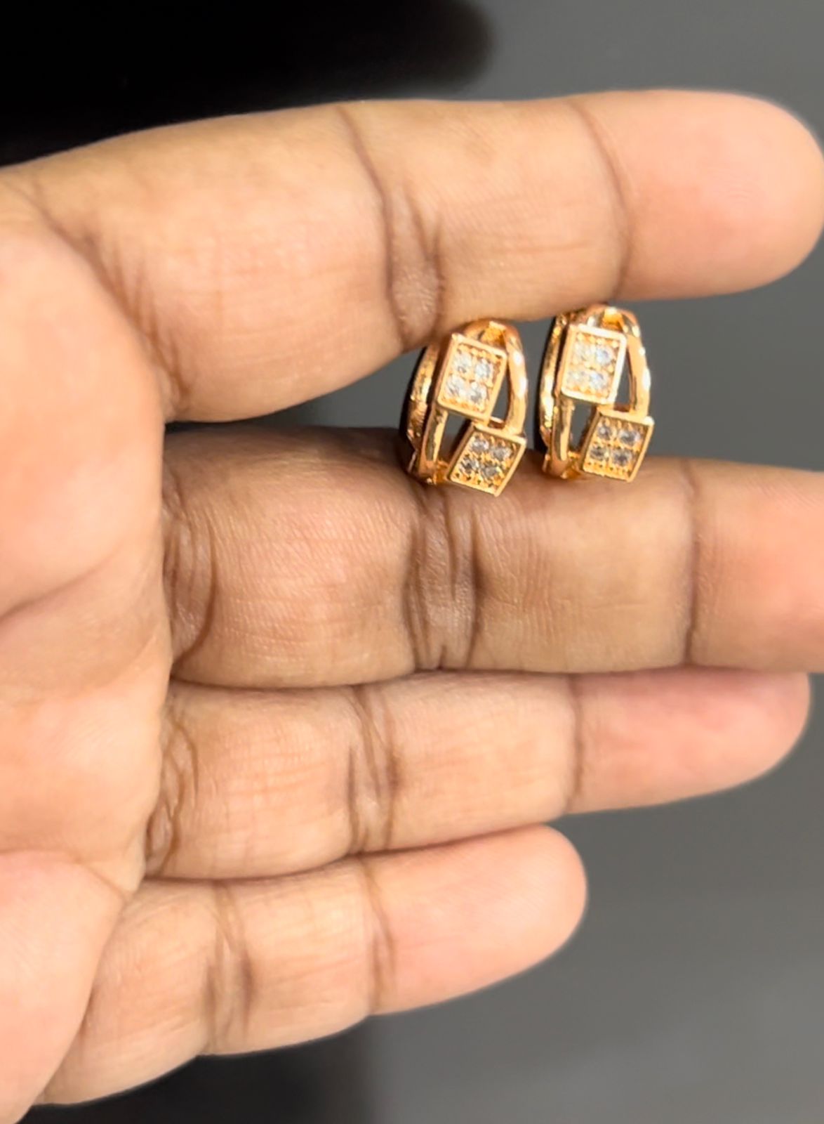 CZ BALI EARRIINGS