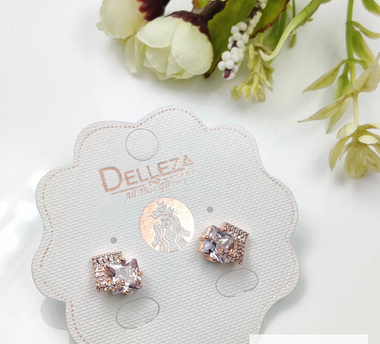 CZ cute stone stud