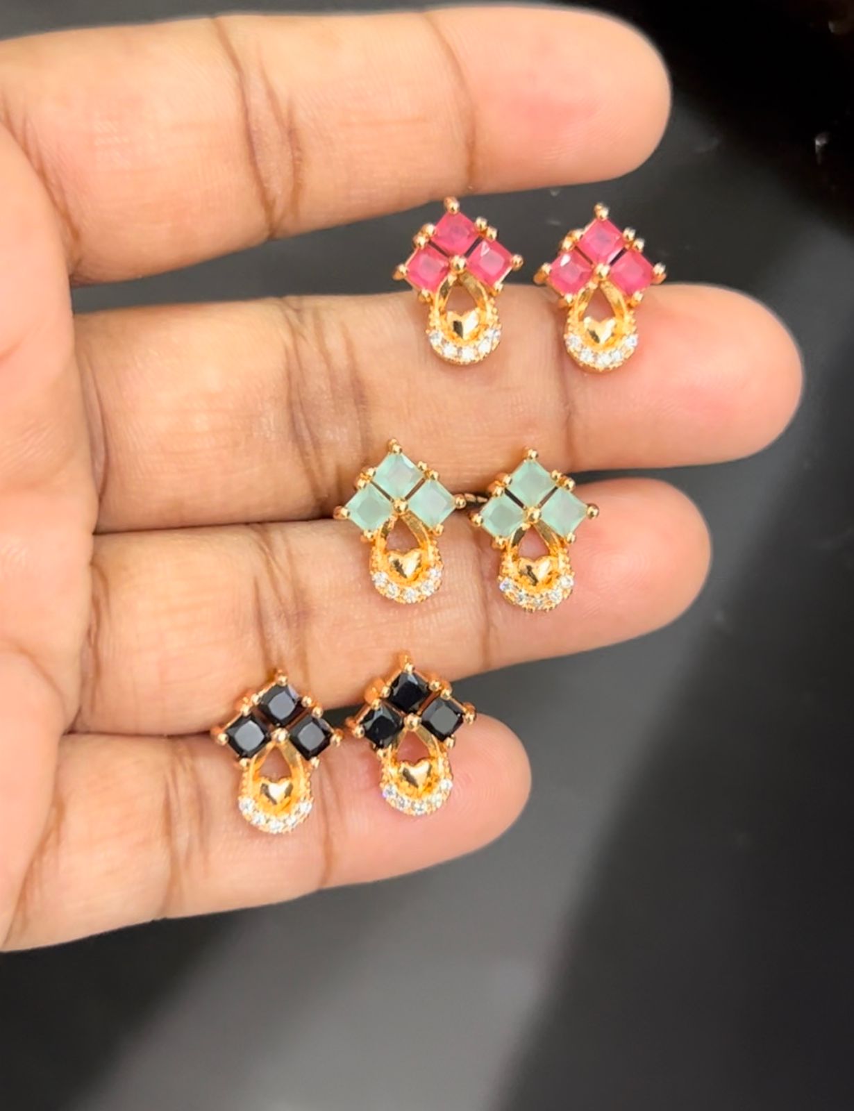 CZ Simple studs