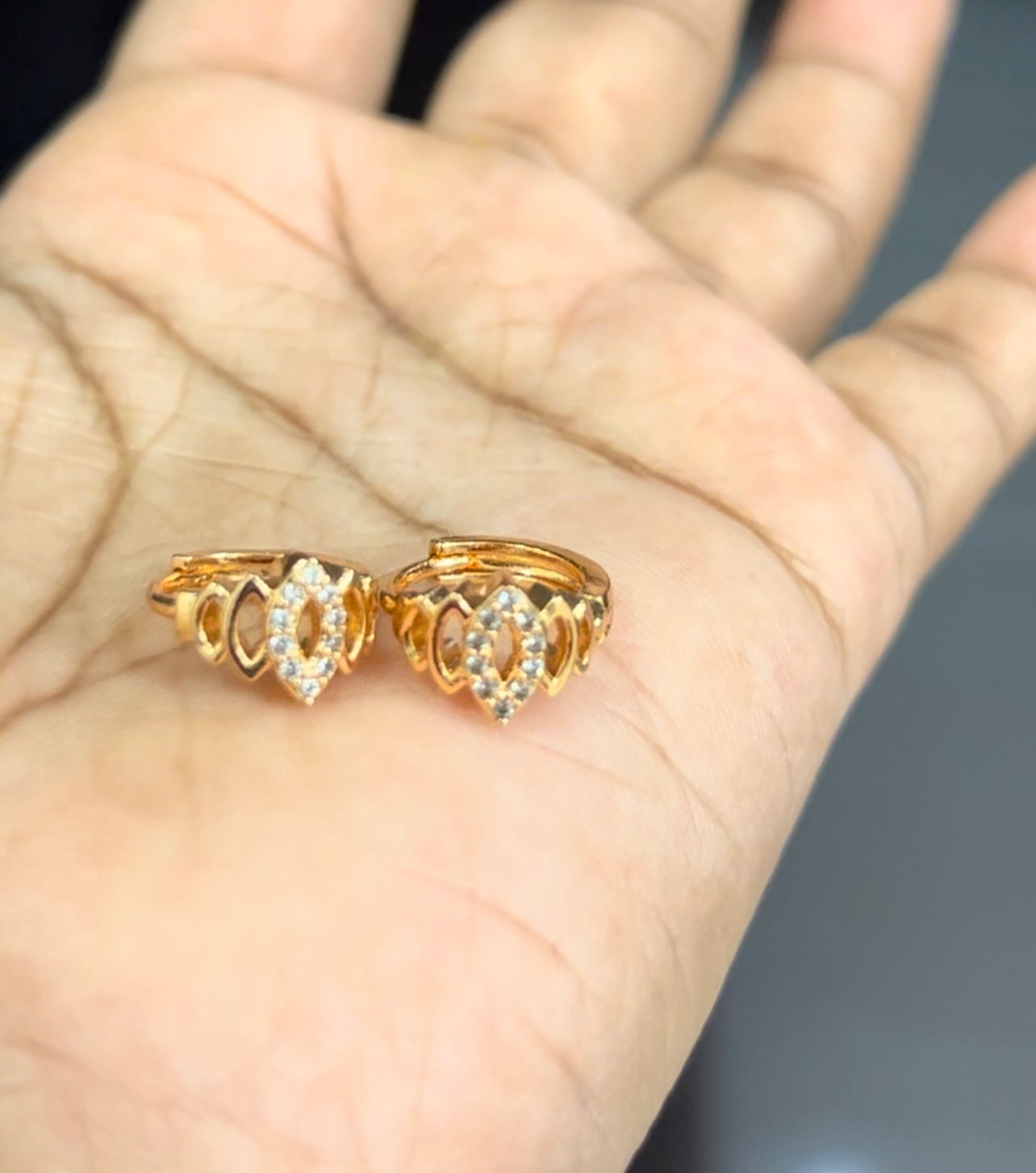 CZ BALI EARRINGS