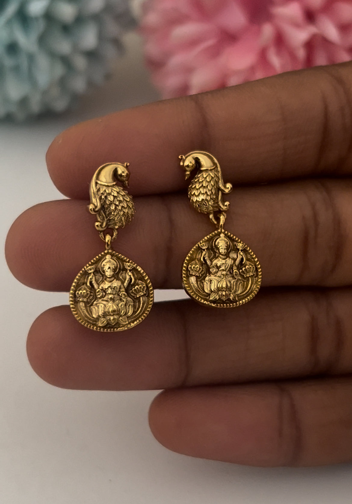 Nakshi Lakshmi’s kasu earrings