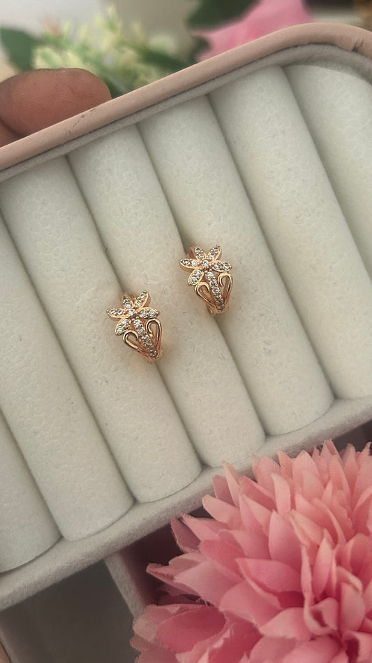 CZ flower shape bali