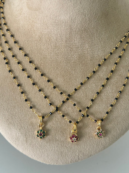 Blackbeads with flower locket