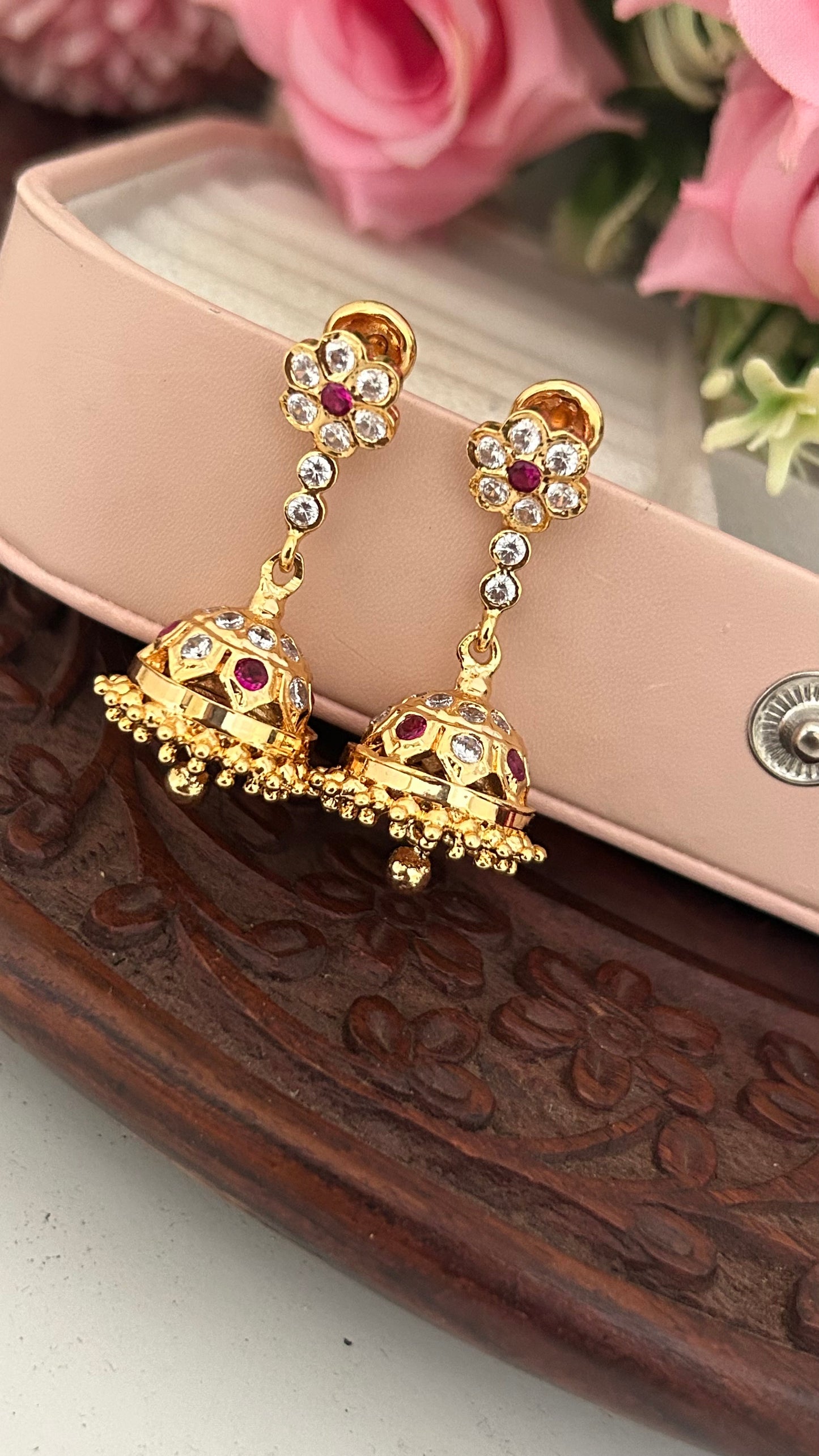 Panchaloham detachable jumkas