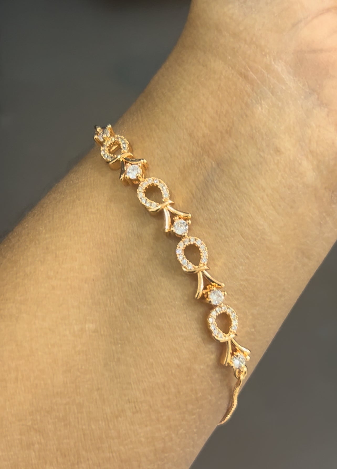 CZ stones bracelet