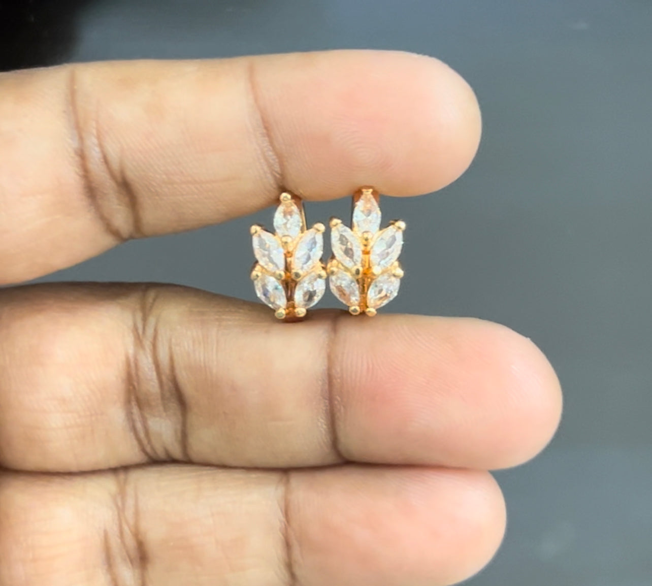 CZ Bali earring