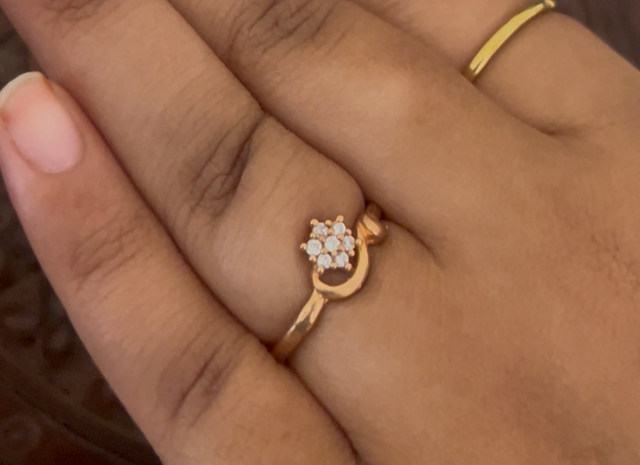 Curved Band Panchaloha Ring