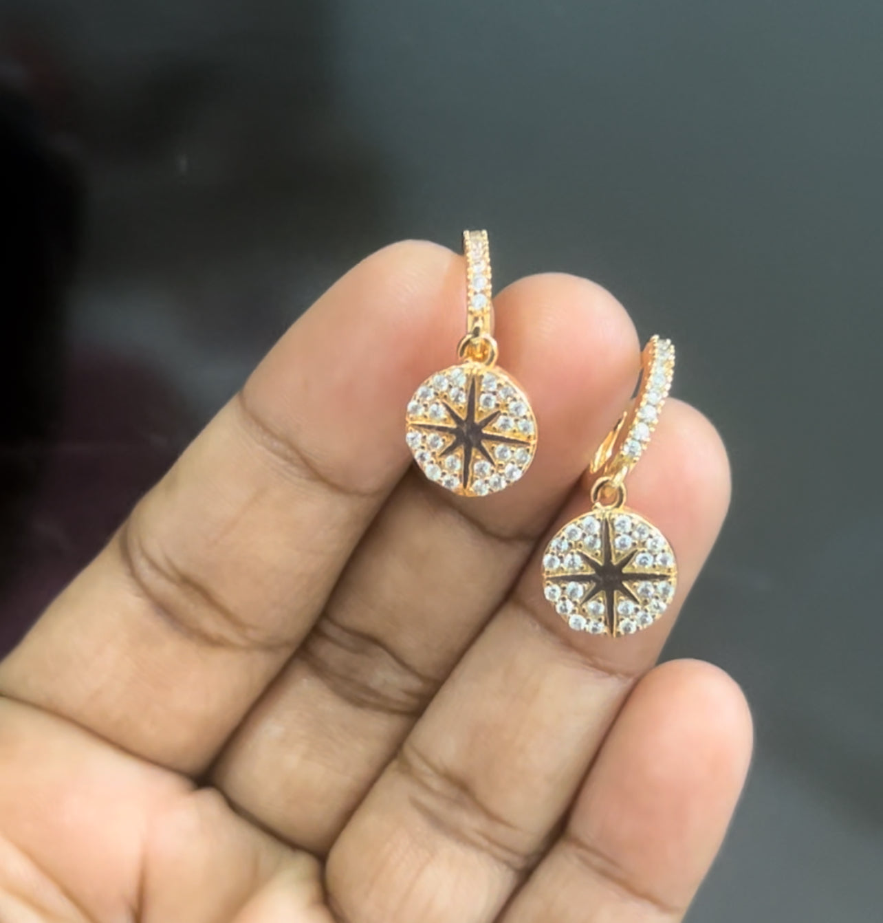 CZ Bali with round shape drops