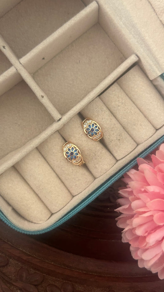 Cz blue Bali in medium size