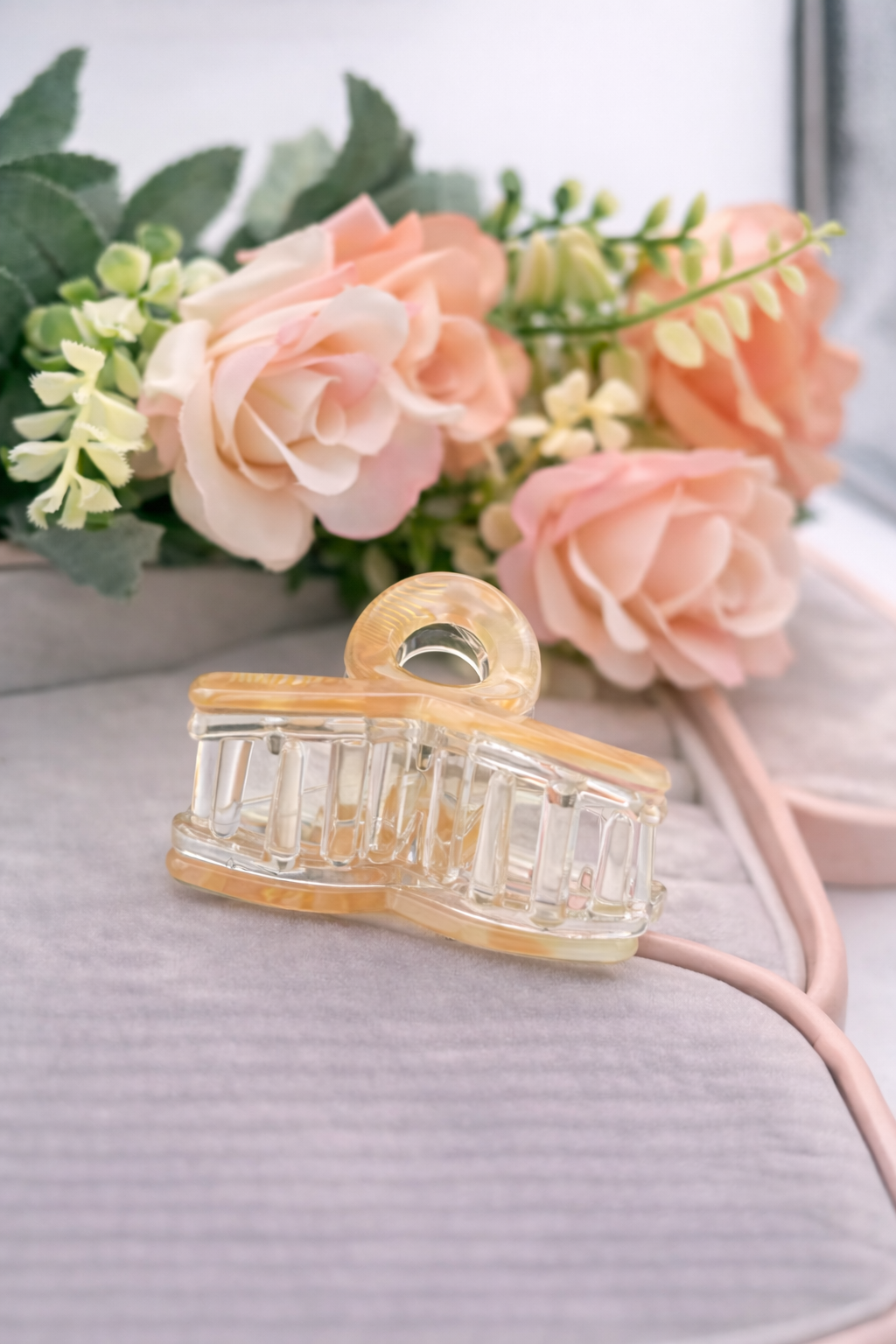 Marble Acrylic Mini Hair Claw Clips– Stylish Multicolor Hair Accessories