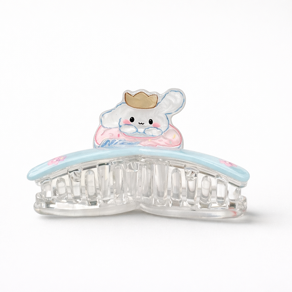 Character Hair Claw Clips for Kids – Stylish Acrylic Hair Accessories