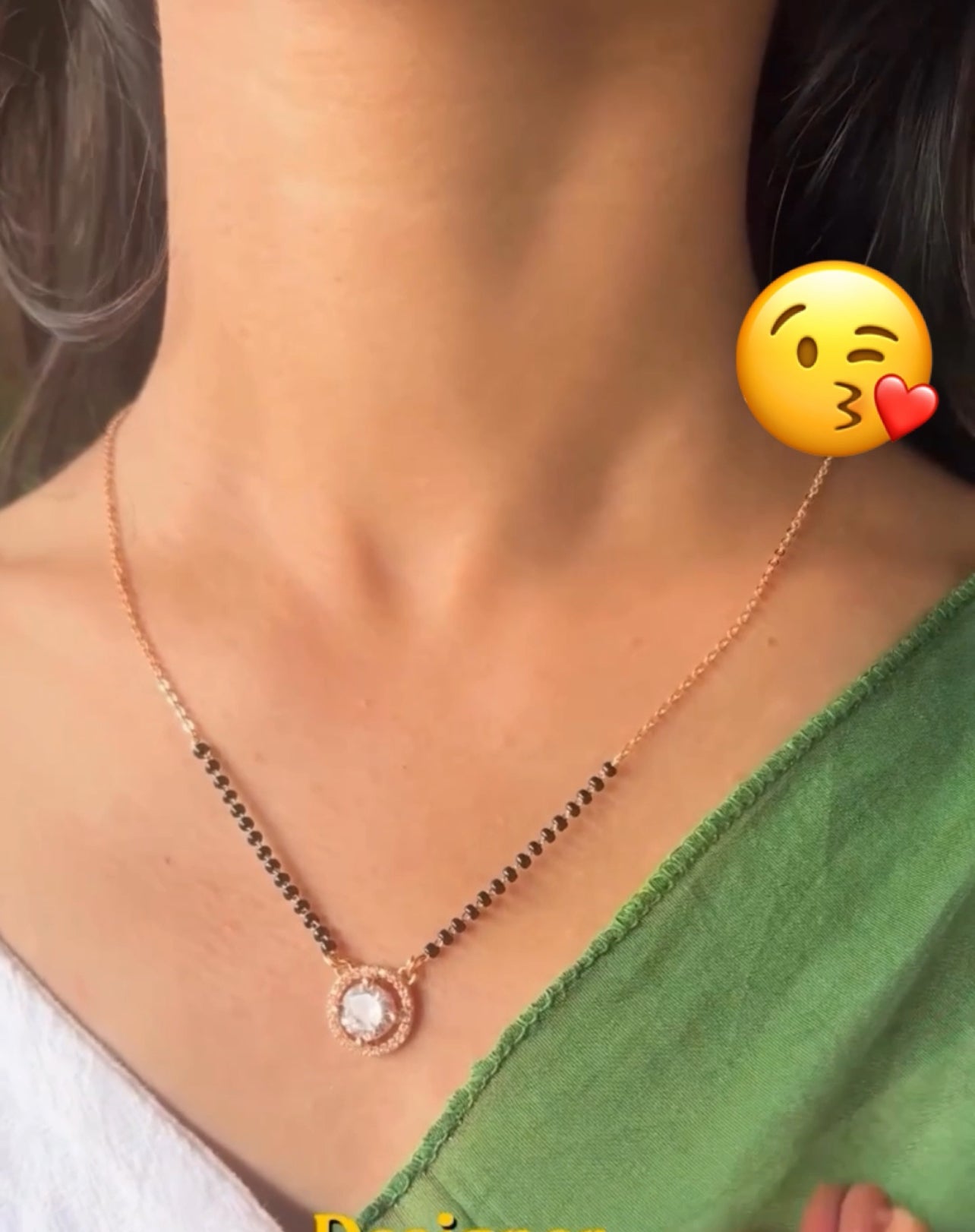 CZ fancy mangalsutra