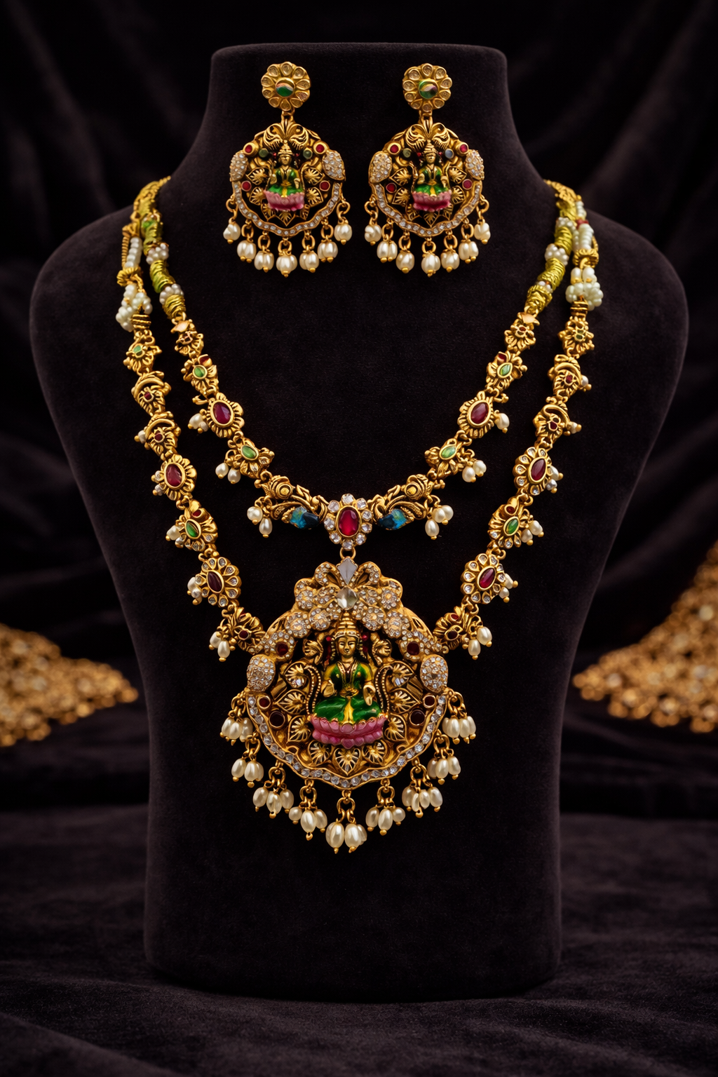 Meenakari Lakshmi set