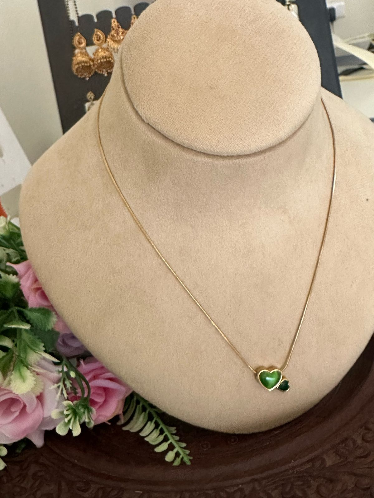 Minimalist Double Heart Pendant Necklace