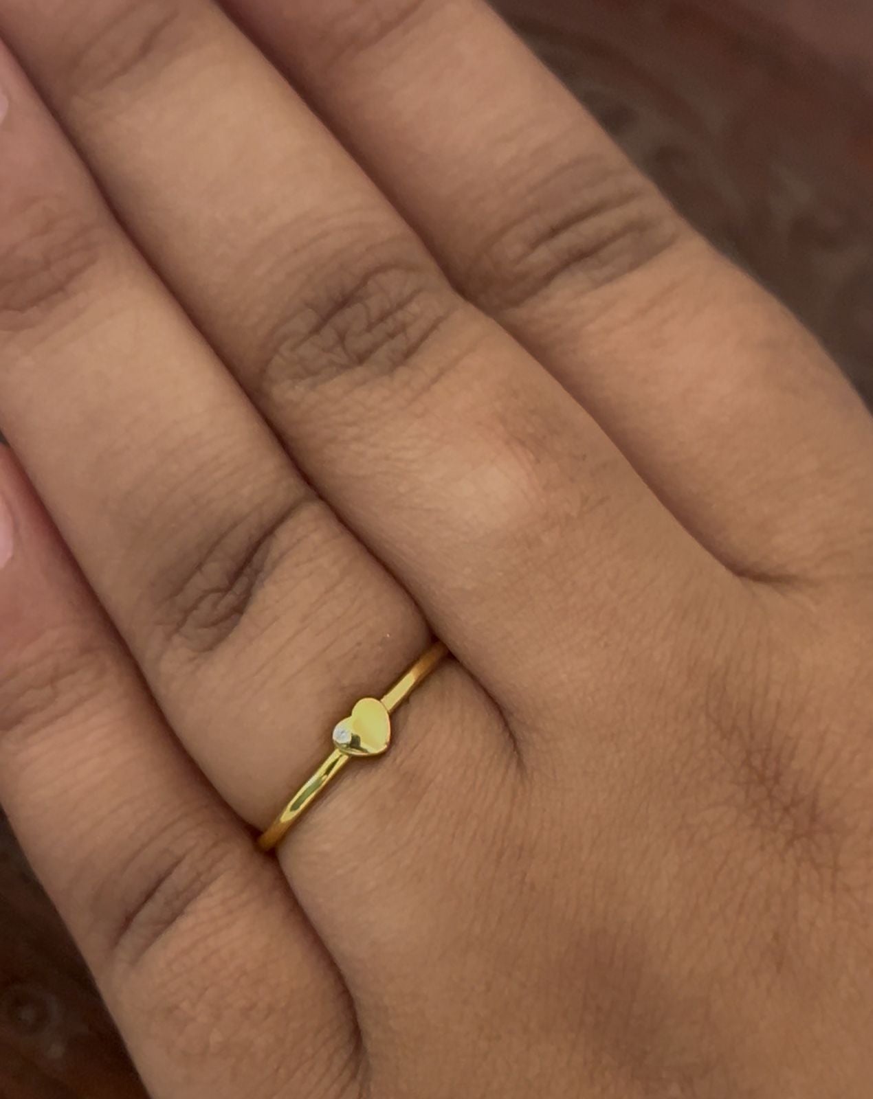 Shiny Heart 92.5 Silver Promise Ring
