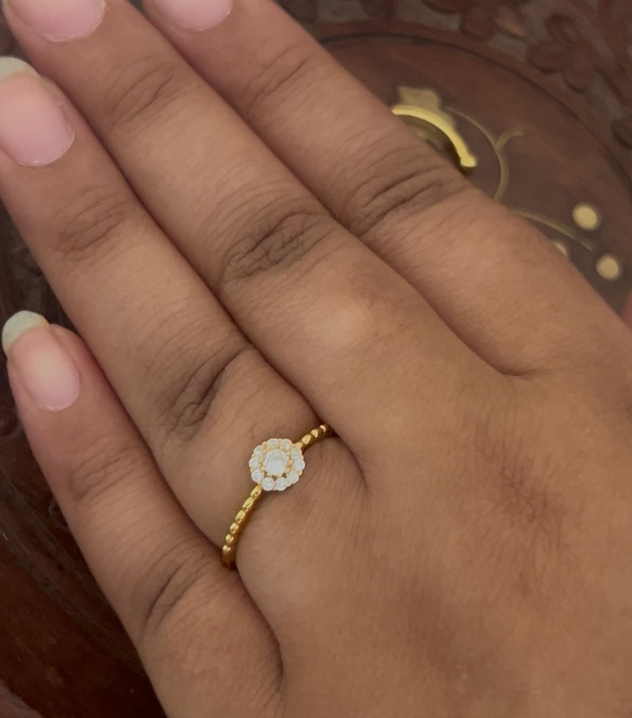 Daisy Bloom 92.5 Silver Ring
