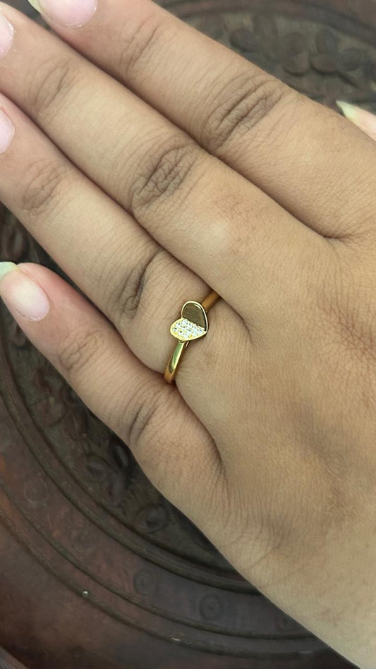 Dual Heartbeat 92.5 Silver Ring