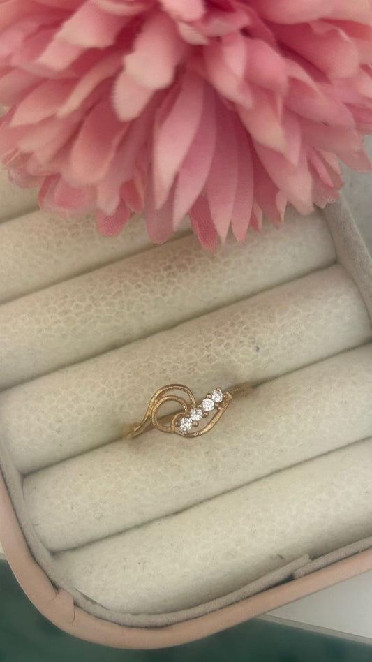 Nature-Inspired Panchaloha Branch Ring