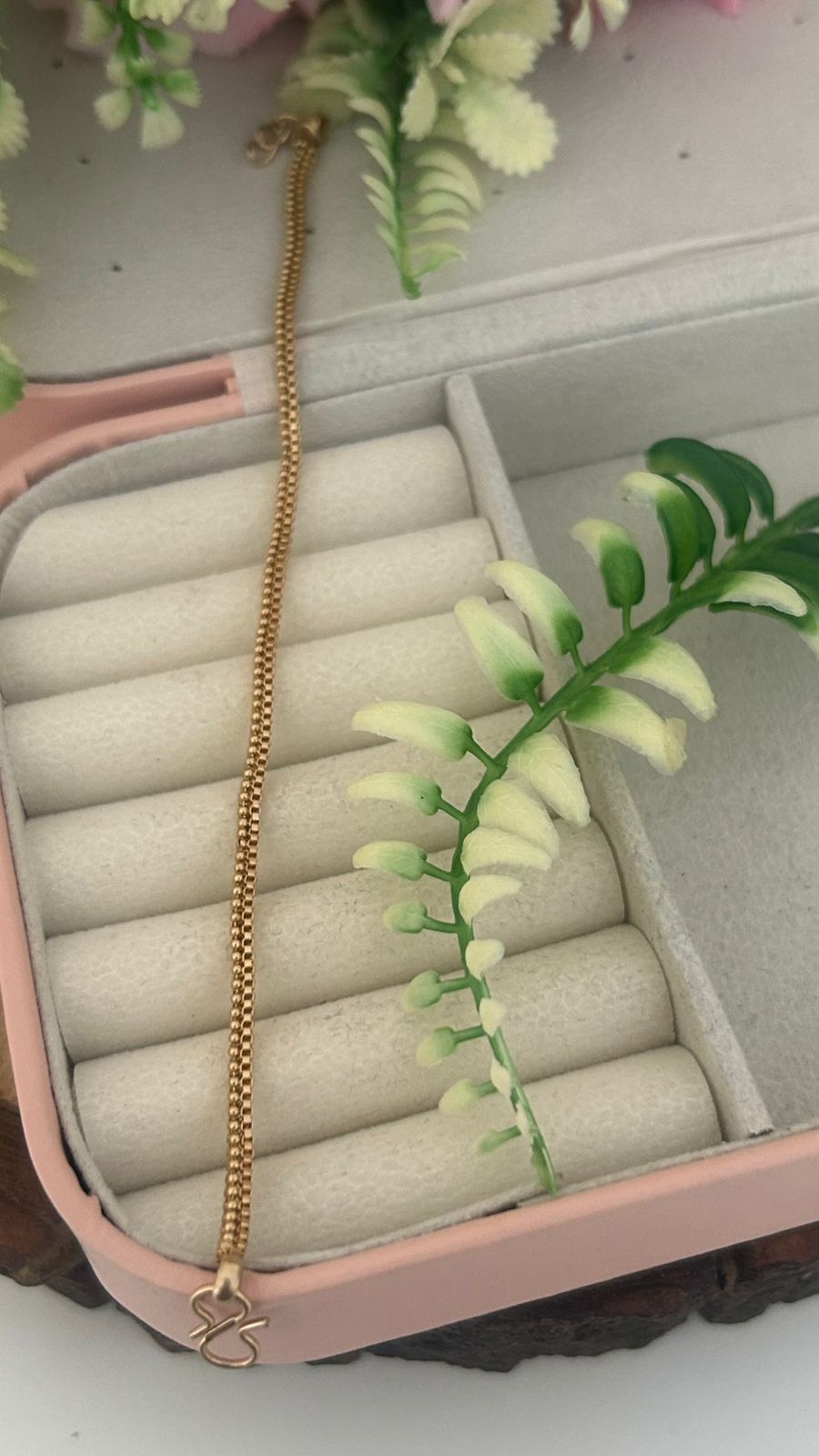 Heritage Panchaloham unpolished Minimal Chain Bracelet