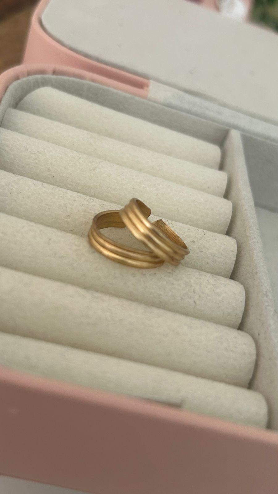 Unpolished Panchaloham Layered Toe Ring pair of 2 – Adjustable Tribal Design