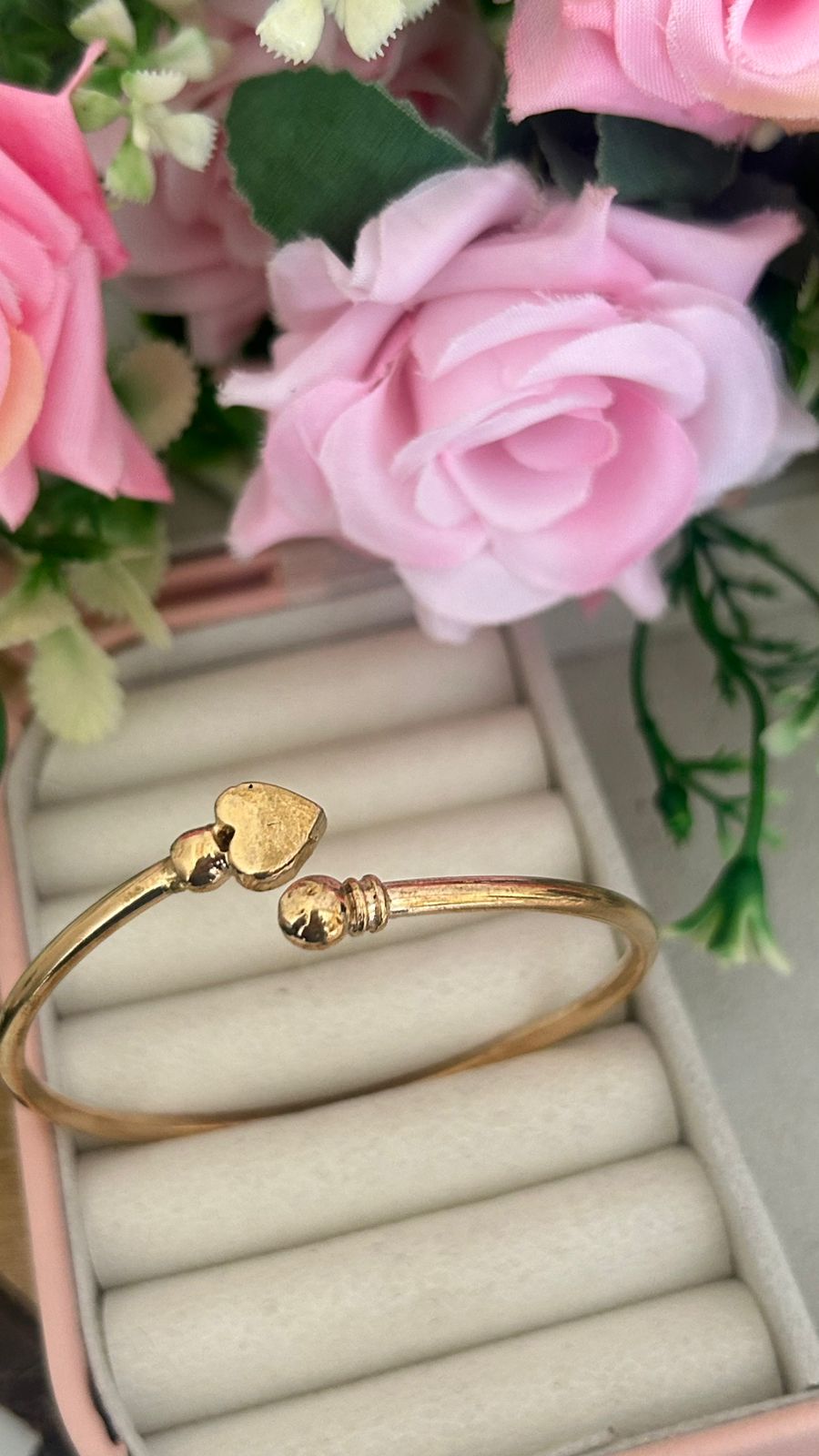 Adjustable Panchaloham Unpolished Kada – Rustic Traditional Open Bangle