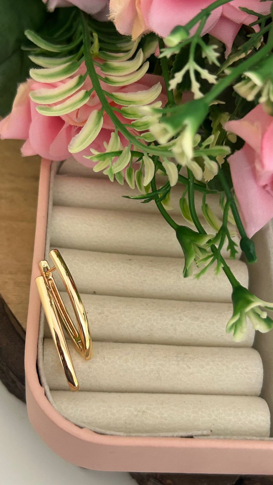 Elegant Gold-Polish  Bali Earrings – Modern Daily Wear Design