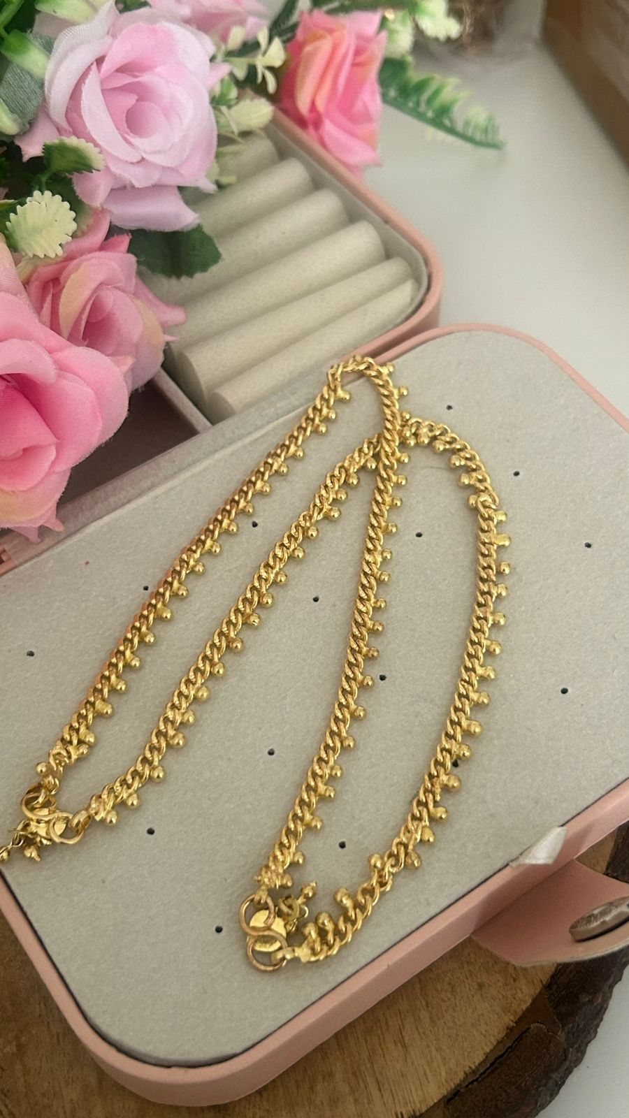 Handcrafted Panchaloham Anklets 10.5 Inch (starting size) | Unpolished Traditional anklets