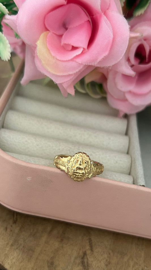 Handcrafted Lakshmi Panchaloham Ring | Traditional Divine Design | Spiritual Daily Wear